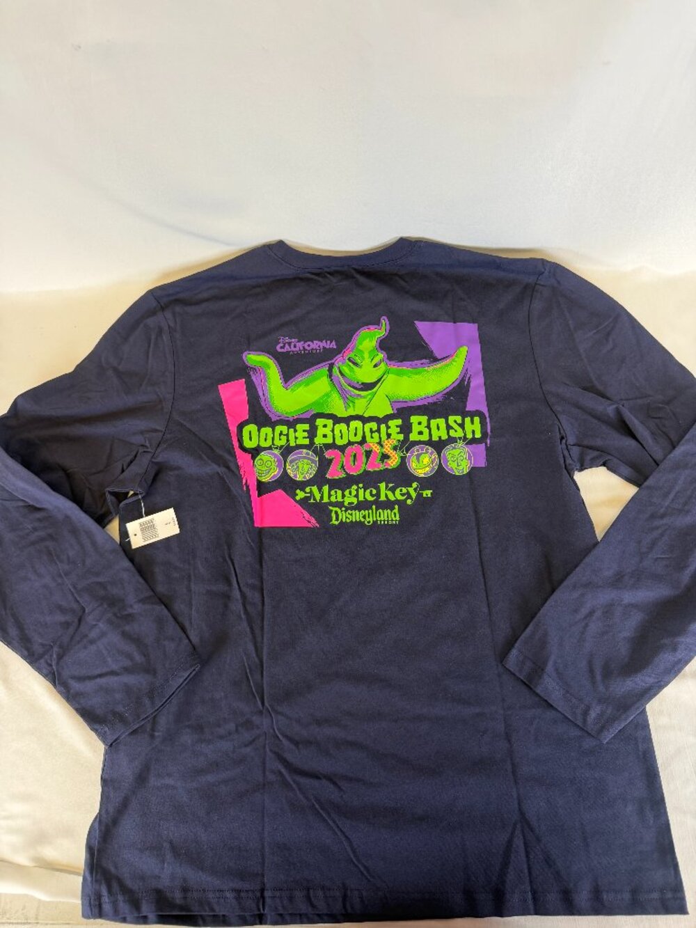 Disney 2025 Official Oogie Boogie Bash Long-sleeved T-shirt, Size Large